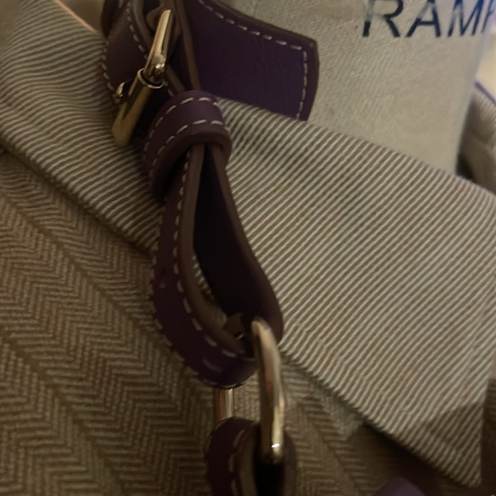 Dooney & Bourke Purple Shoulder Bag- NWOT - Picture 7 of 10